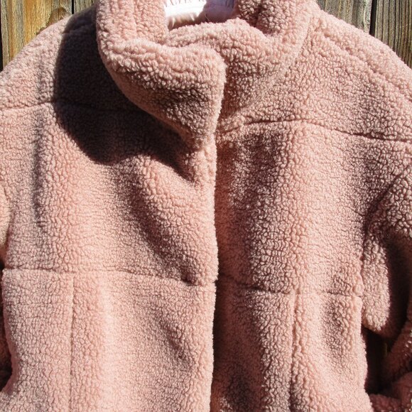 LEVI'S Sherpa Fleece Short Teddy Jacket Size L NEW - Picture 9 of 11